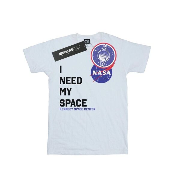 NASA Mens I Need My Space T-Shirt / White - Picture 1 of 3